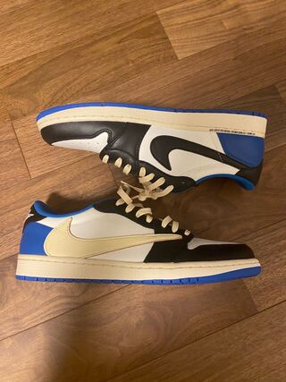 トラヴィス・スコット × フラグメント × ナイキ エアジョーダン1 ロー DM7866-140 29.5cm