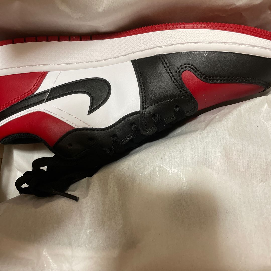 ナイキ GS エア ジョーダン 1 ロー "ブレッドトゥ" 553560-612 27cm