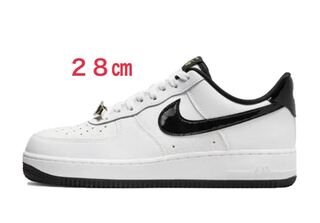 ナイキ エアフォース1 '07 LV8 "ワールドチャンプ/ホワイト アンド ブラック" DR9866-100 28cm