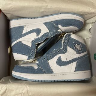 ナイキ ウィメンズ エアジョーダン1 ハイ OG "デニム" DM9036-104 27cm