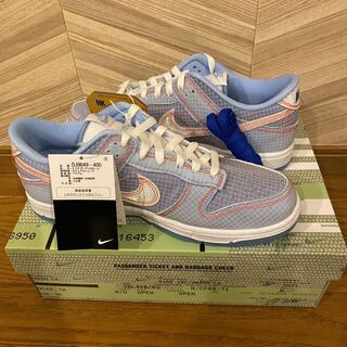 ユニオン × ナイキ ダンク ロー パスポートパック "アルゴン/ハイパーロイヤル" 27cm