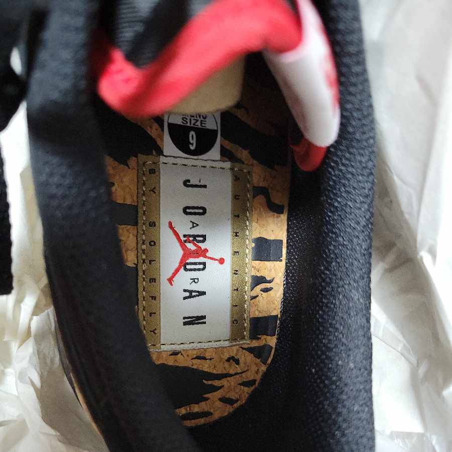 Sole Fly x Nike Air Jordan 1 Low "Black and Sport Red" 27cm