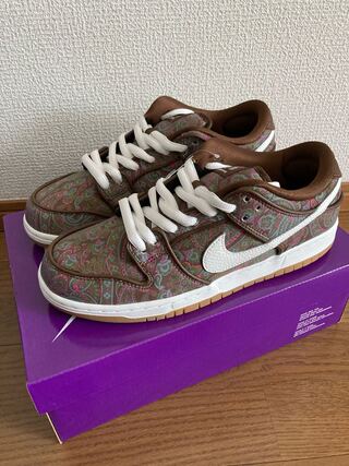 Nike SB Dunk Low PRM "Brown Paisley" DH7534-200 27.5cm