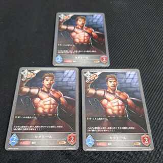 Sectol Set of 3 cards Pre-Evolution Black Silver Bahamut Slate Warrior Ral