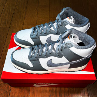 ナイキ ダンク ハイ レトロ SE ヴィンテージ "ライトボーンアンド タンブルドグレー" 28.5cm