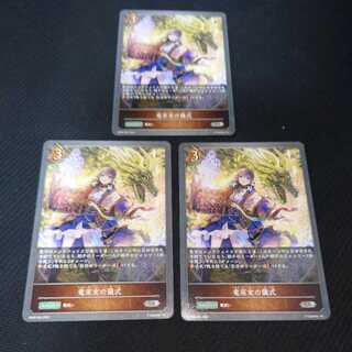 Ritual of the Dragon King Priestess, set of three, Black Silver Bahamut