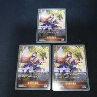 Ritual of the Dragon King Priestess, set of three, Black Silver Bahamut