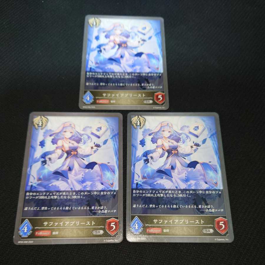 Sapphire Priest, set of three, Black and Silver Bahamut 1枚