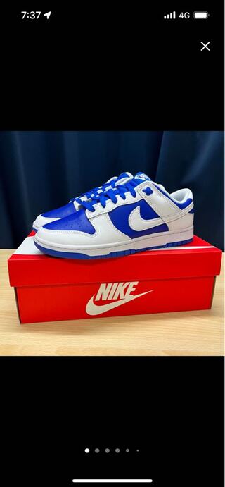 ナイキ ダンク ロー "レーサーブルー アンド ホワイト/リバース ケンタッキー" 28cm