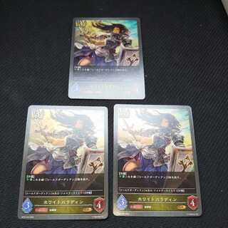 Ho Wight Paladin, set of 3, Black Silver Bahamut.