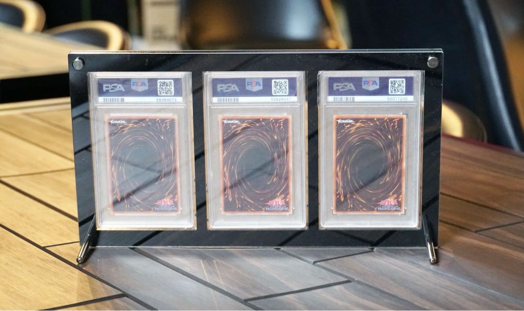 Acrylic frames for PSA appraisal case, 3strands, black color [UV cut 97%].