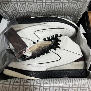 A Ma Maniere × Nike Air Jordan 2 "Airness/Sail and Burgundy" 30cm