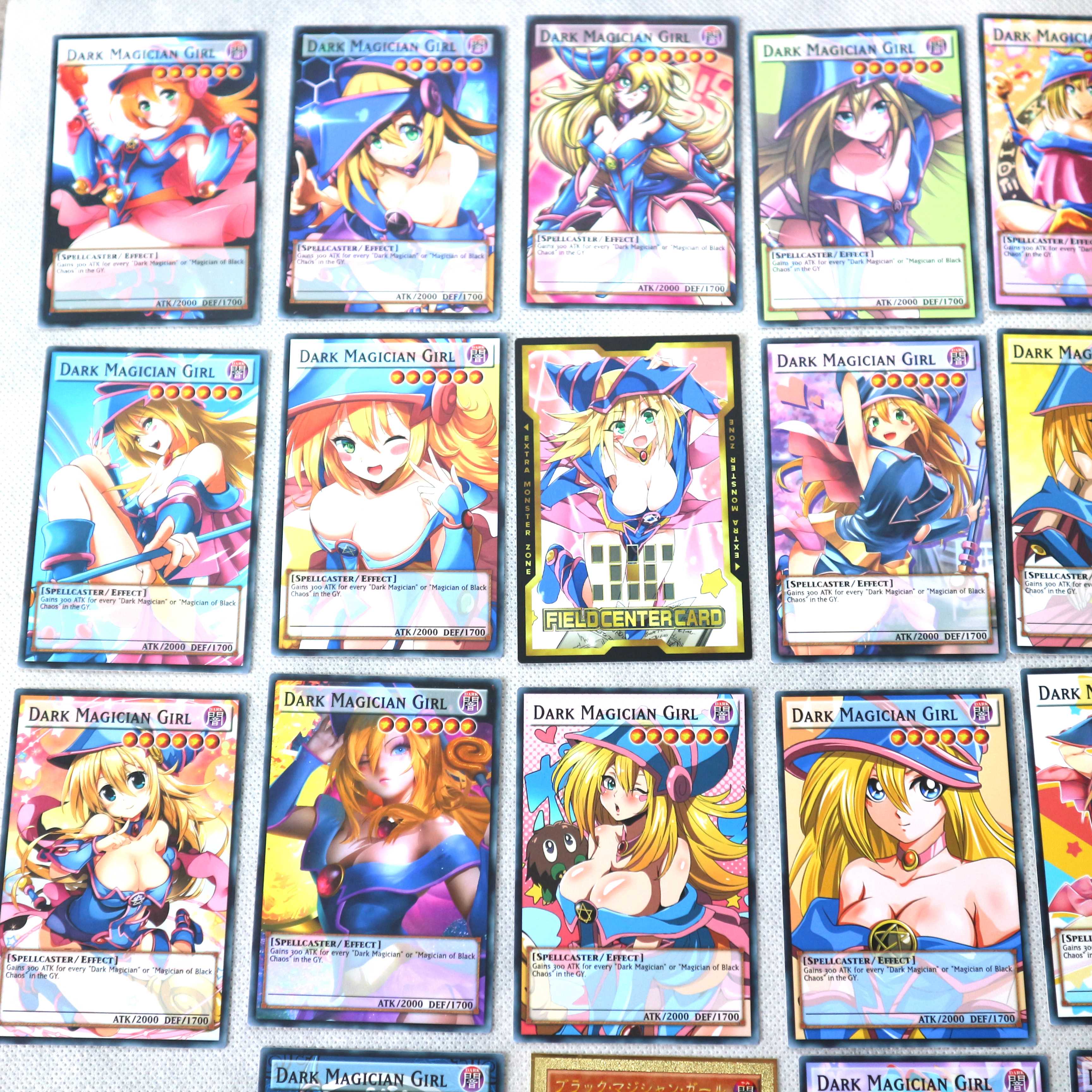 Yu-Gi-Oh! Black Magician 22-card set, made outside Umi, with metal cards.