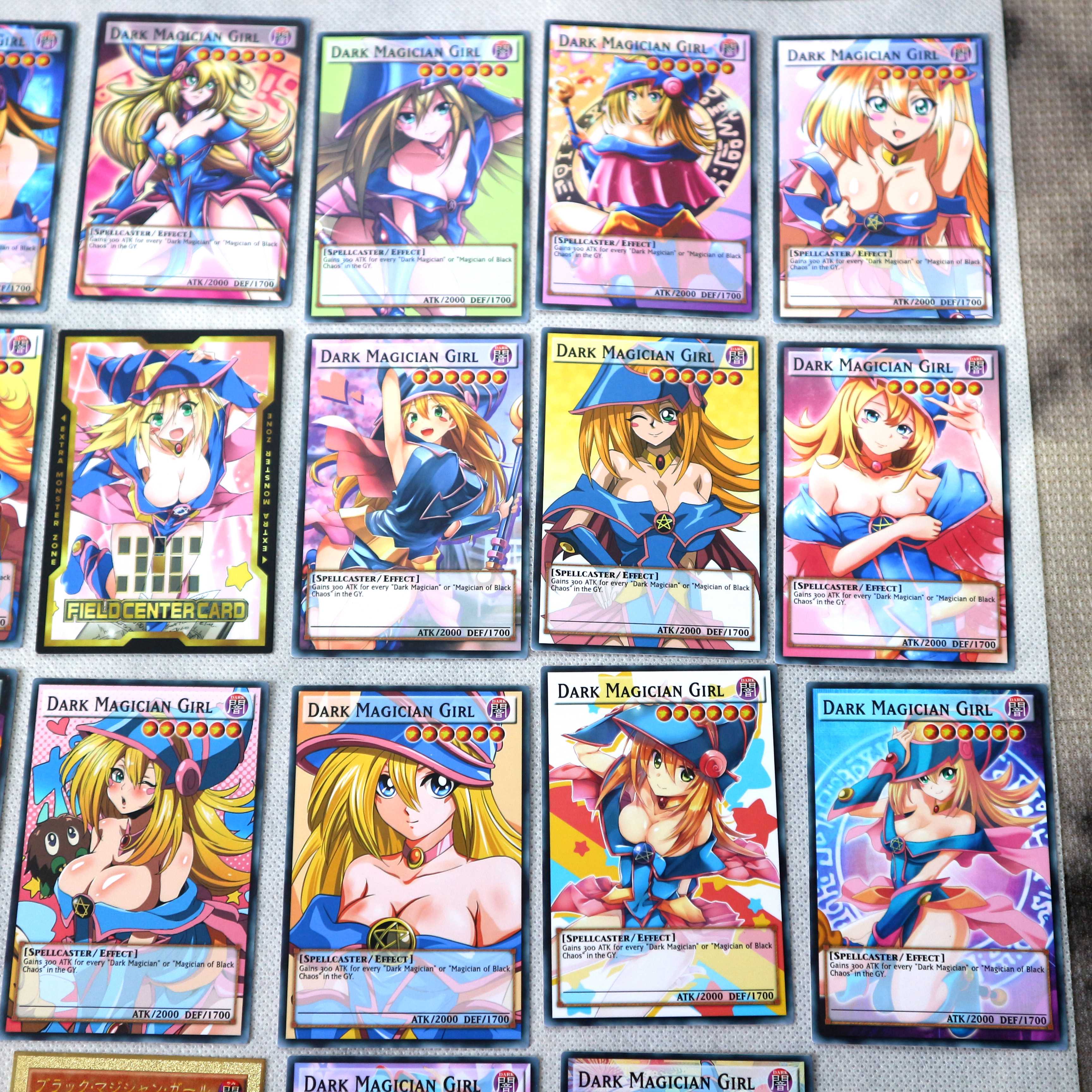 Yu-Gi-Oh! Black Magician 22-card set, made outside Umi, with metal cards.