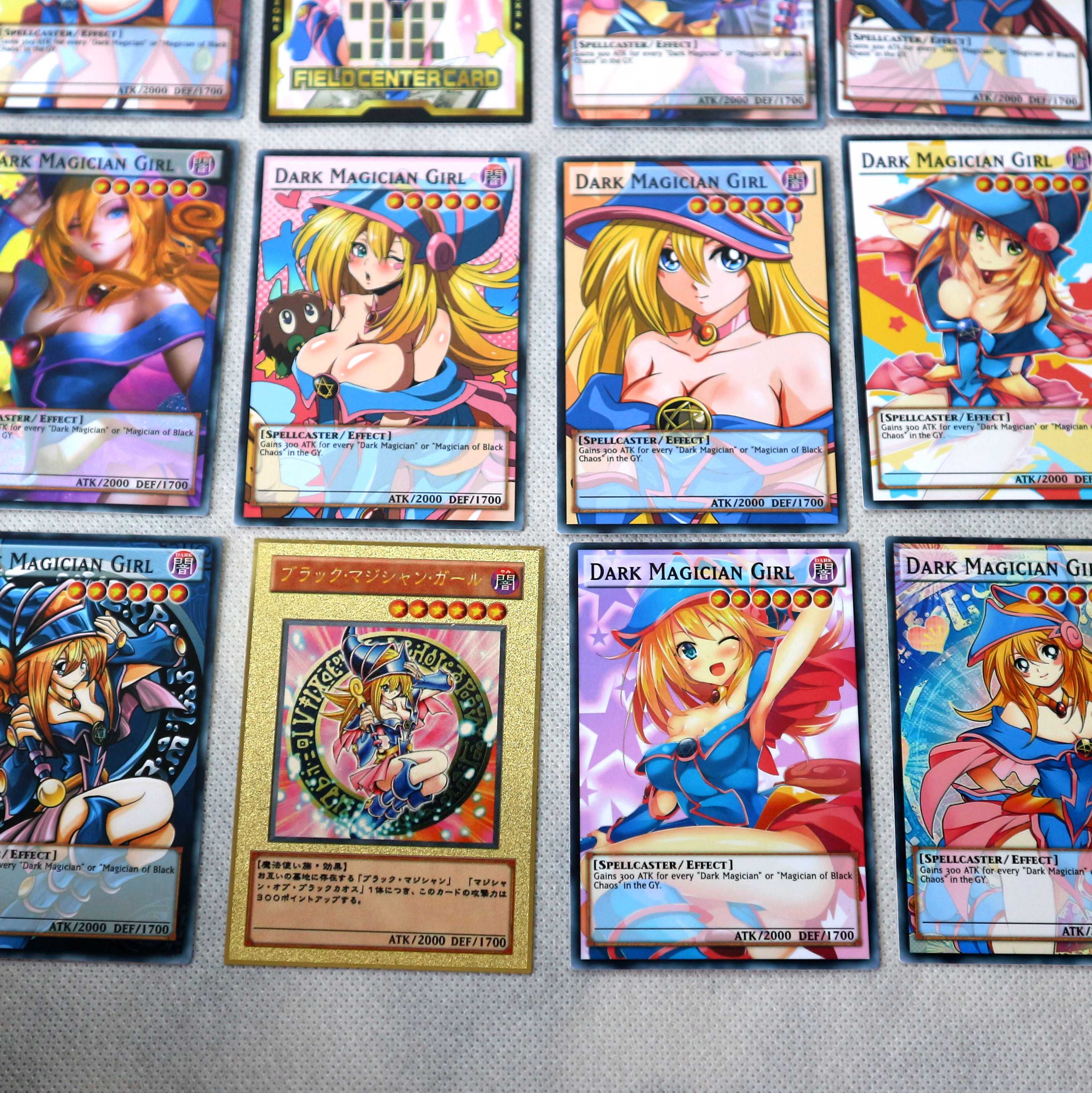 Yu-Gi-Oh! Black Magician 22-card set, made outside Umi, with metal cards.