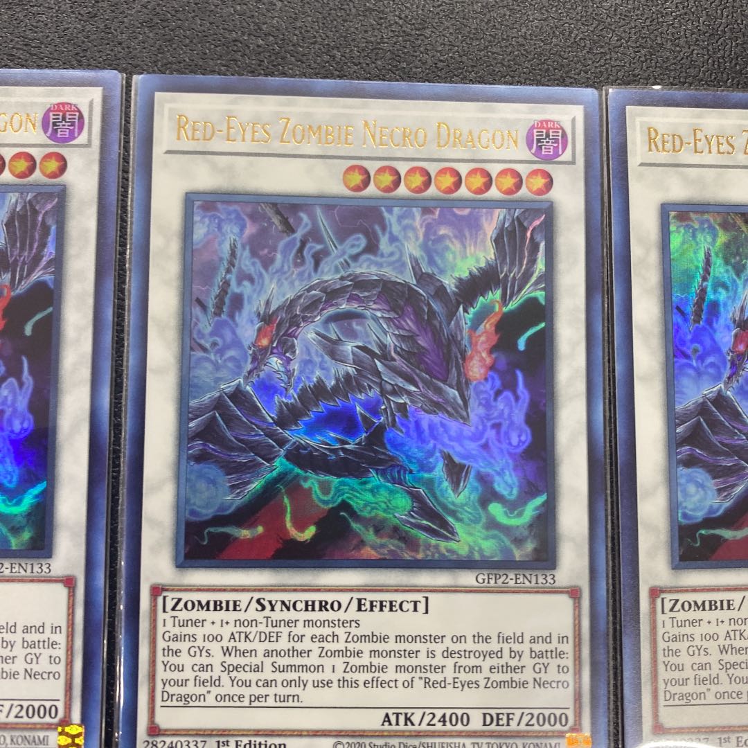 真紅眼の不屍竜 英語版 1th×3