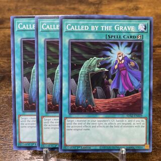 Yu-Gi-Oh [English] Called by the Grave 3-card set