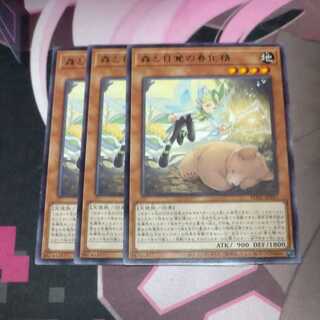 森と目覚の春化精 レア JP017 3枚