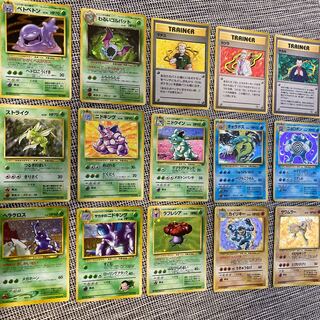 Pokemon Cards Old Back Nidoking Gyarados Machamp Scyther