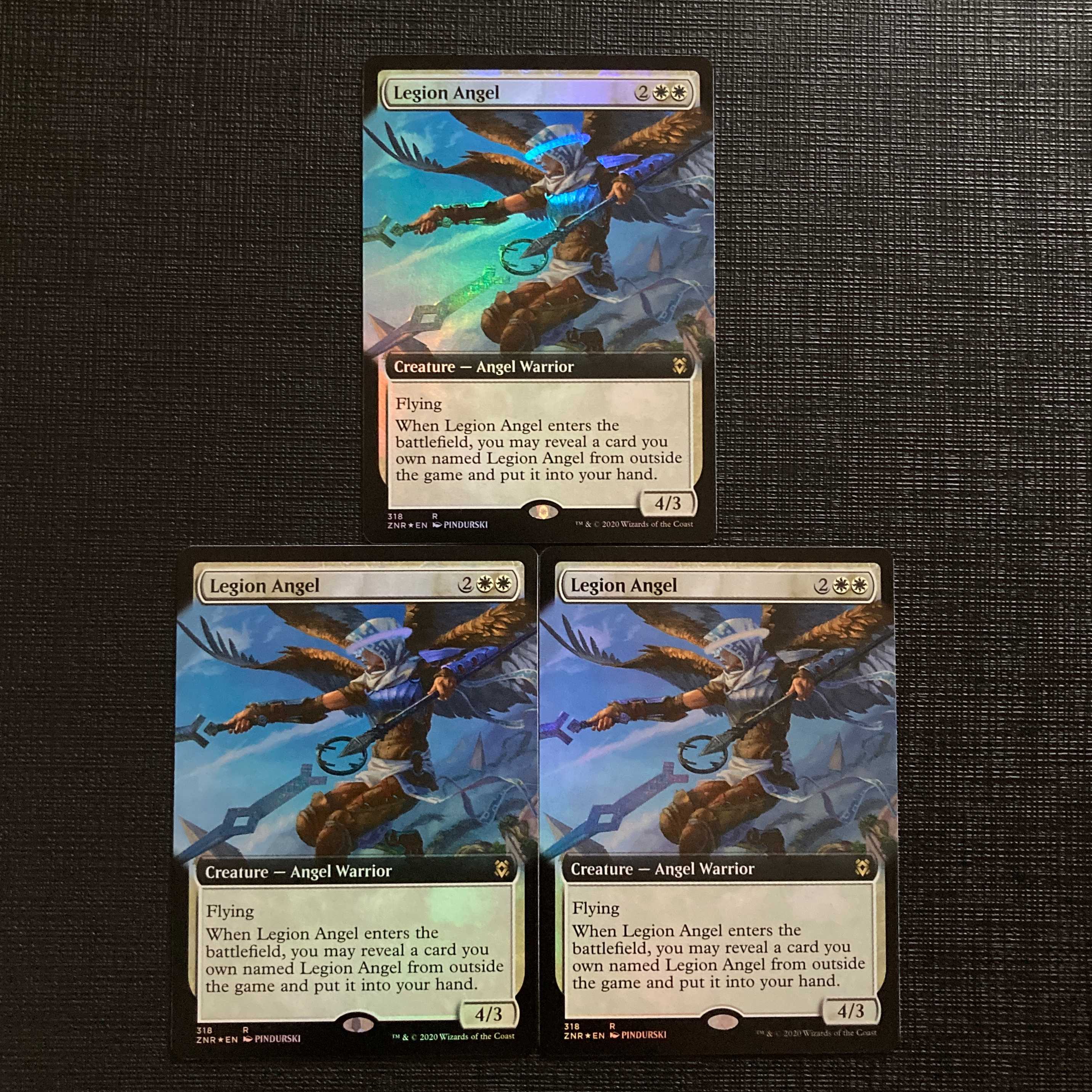ZNR [Legion Angel] English Expanded Foil Set of 3