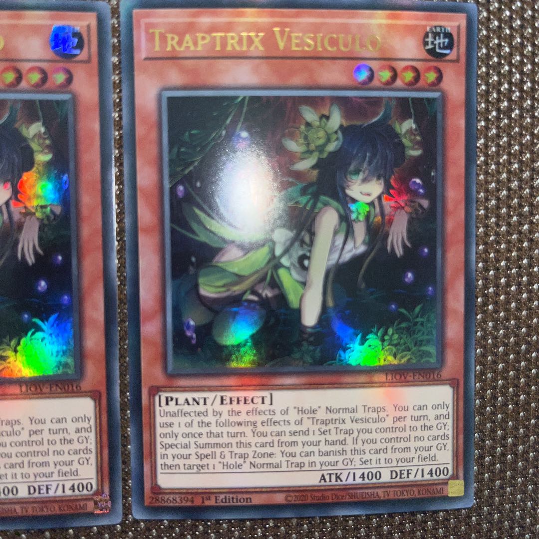 Yu-Gi-Oh Traptrix Vesiculo EU Edition (English) Ultra 1st 3 copies