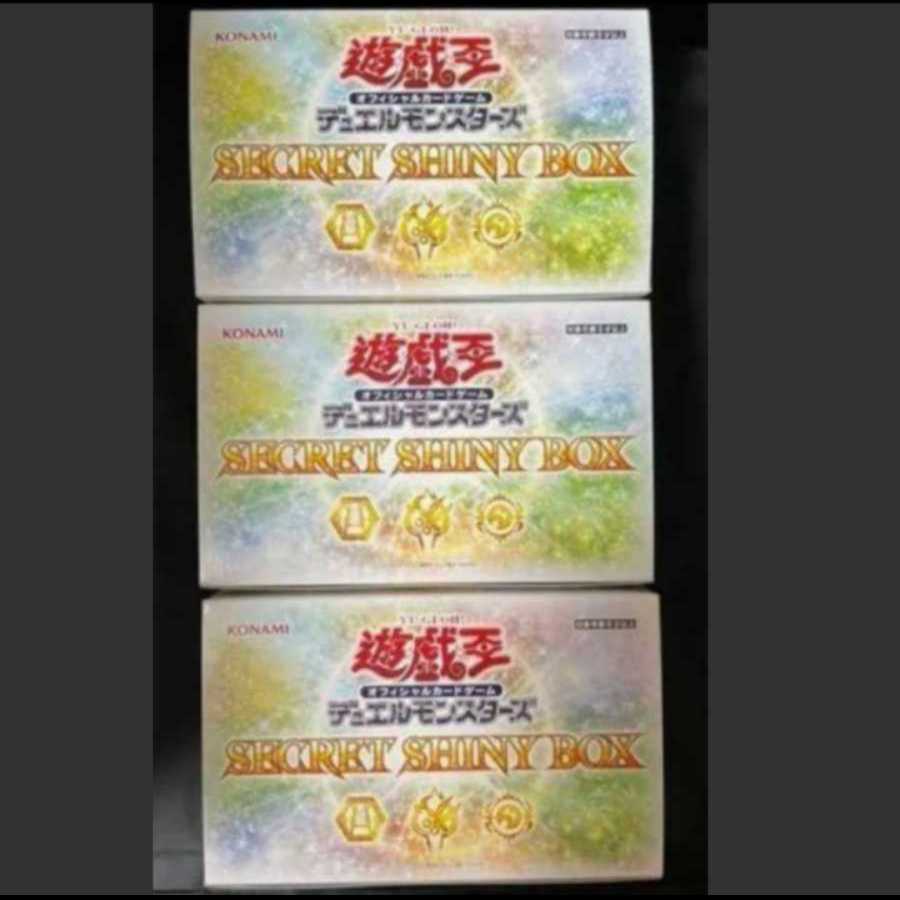 Yu-Gi-Oh Secret Shiny Box, 3 new unopened boxes.