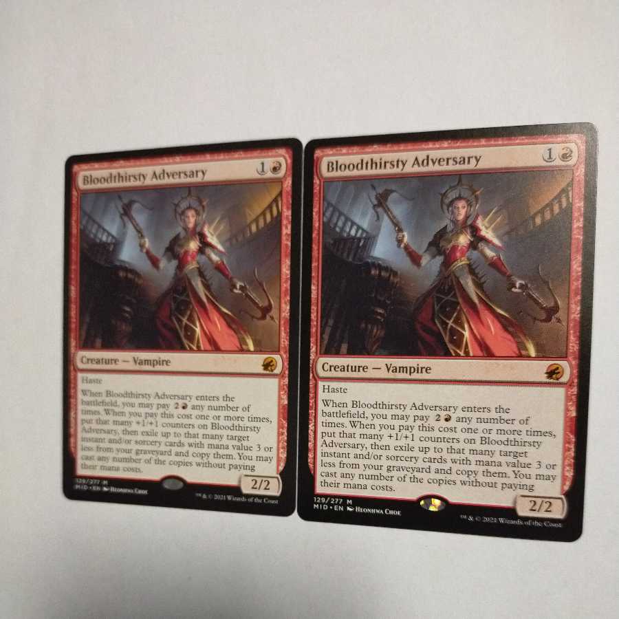 MTG Bloodthirsty Adversary English 2 copies in stock