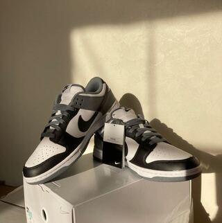 ナイキ　バイユー　ダンク　グレーフォグ　つま黒27センチ 27cm