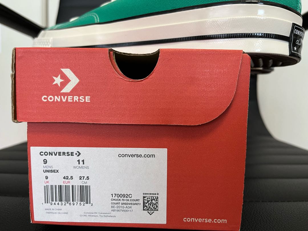 Converse Chuck Taylor CT70 OX 27.5 Court Green Green 27.5cm