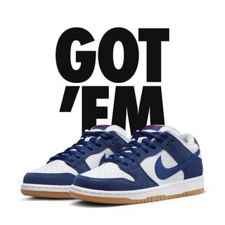 ナイキ SB ダンク ロー "ロサンゼルス ドジャース/ディープ ロイヤル ブルー" 27cm