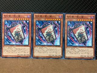 【ぽぽたん】遊戯王 8593 花札衛-萩に猪- 3枚 ノーマル