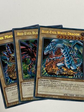 Blue-Eyes White Dragon Red-Eyes Black Dragon Dark Magician English EU sbcb Seek Sbcb Seek