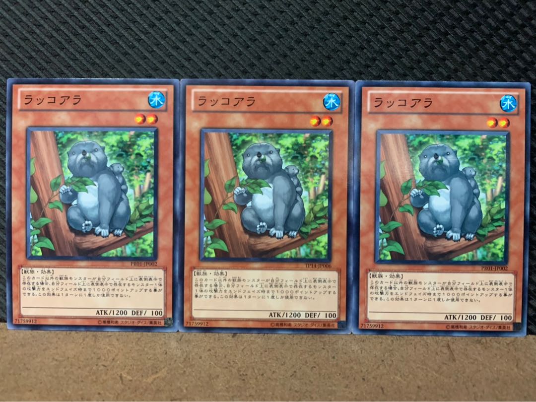 [Popotan] Yu-Gi-Oh! 8584 Tree Otter 3 cards Normal