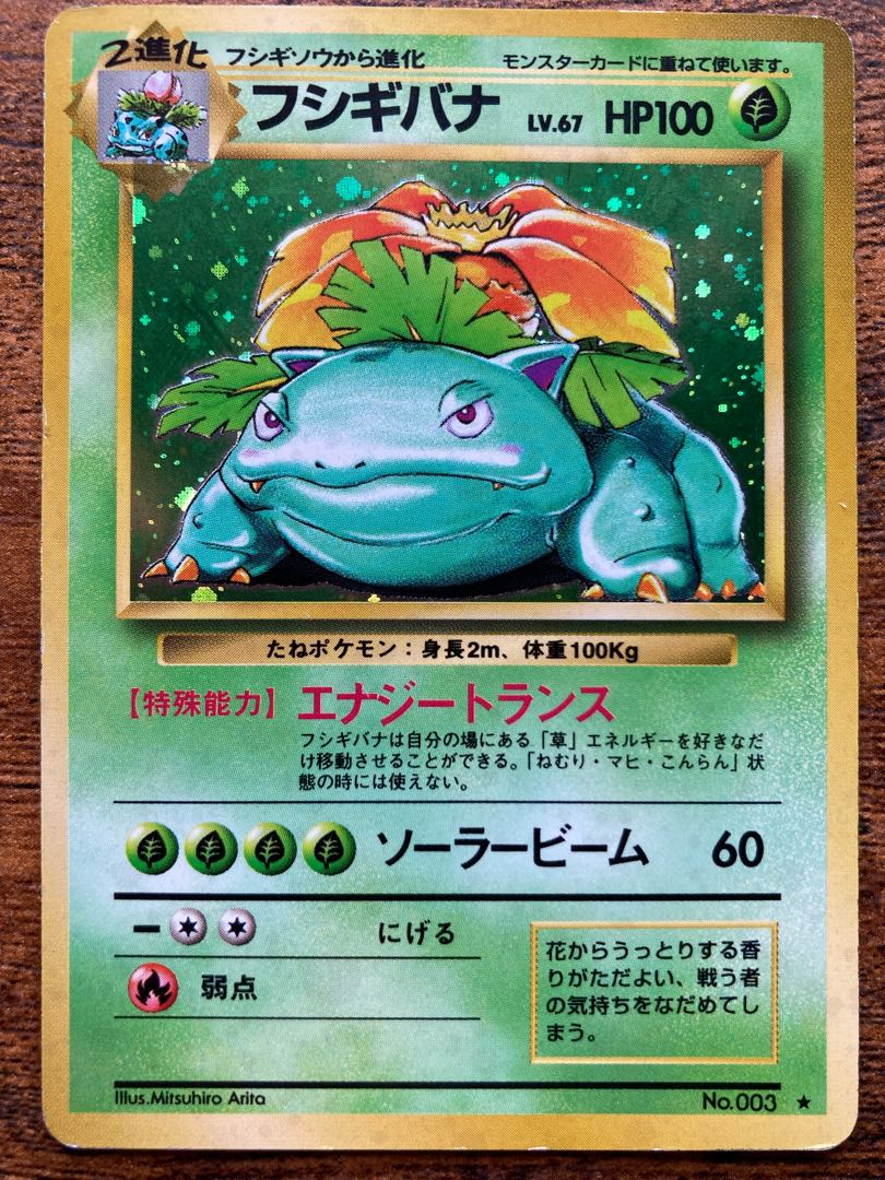 Early* Yes Venusaur Pokemon old back side