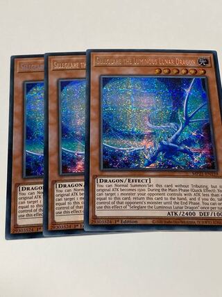 Seleglare the Luminous Lunar Dragon English EU edition 3 copies