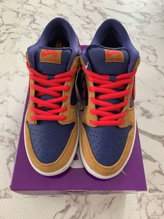 NIKE SB DUNK LOW PRO WHEAT 27.5cm ナイキSB ダンクロー　プロ　ウィート　パープル　レッド 27.5cm