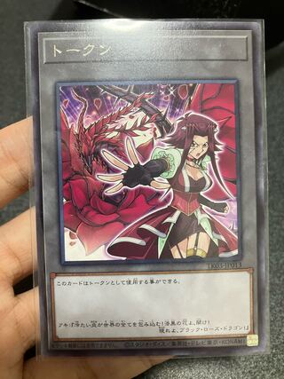 Beautiful Aki Black Rose Token