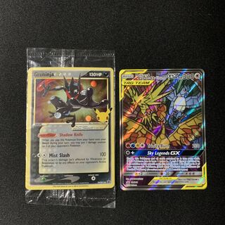 English Greninja Star Unopened Moltres & Zapdos & ArticunoGX SA