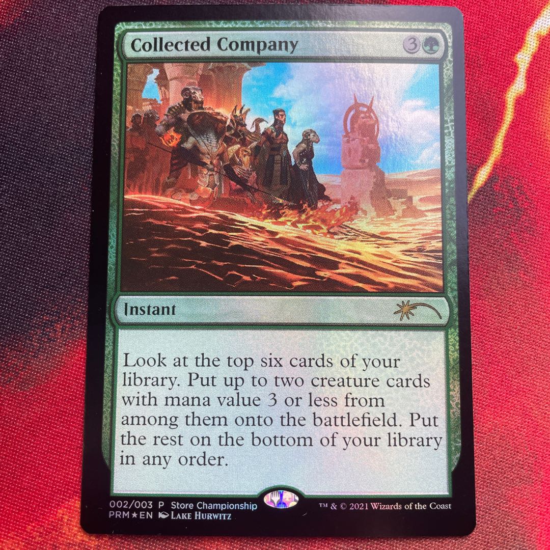 Collected Company English foil promo 4 copies