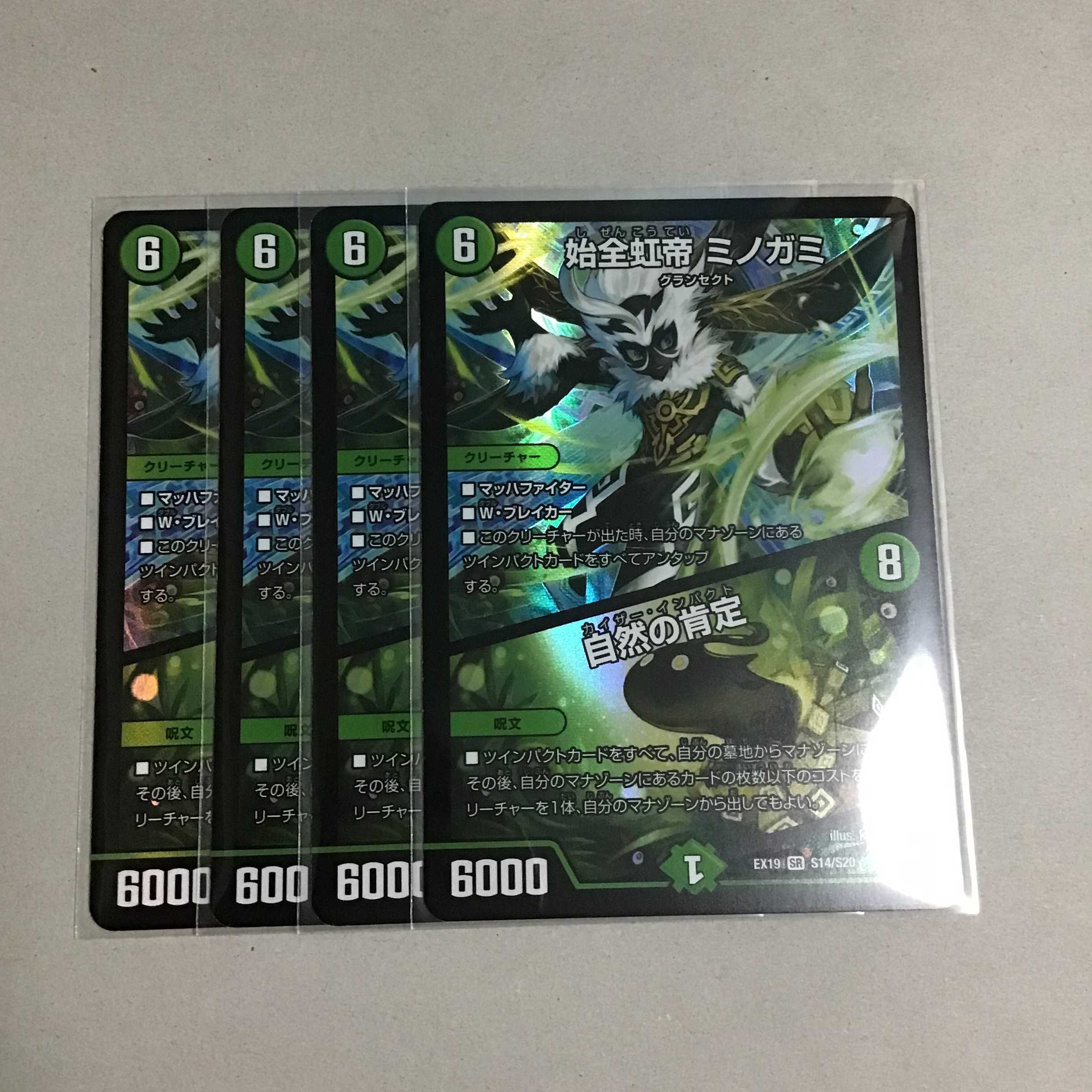 始全虹帝 ミノガミ/自然の肯定 4枚