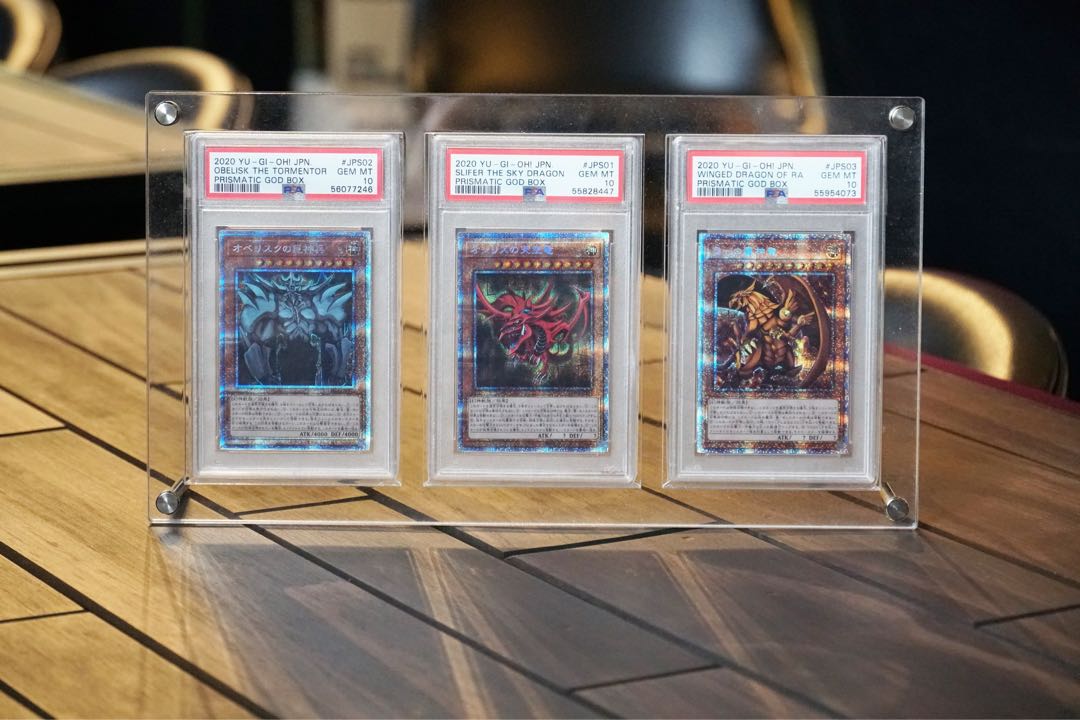 Three sets of acrylic frames for PSA appraisal case [UV cut 97%].