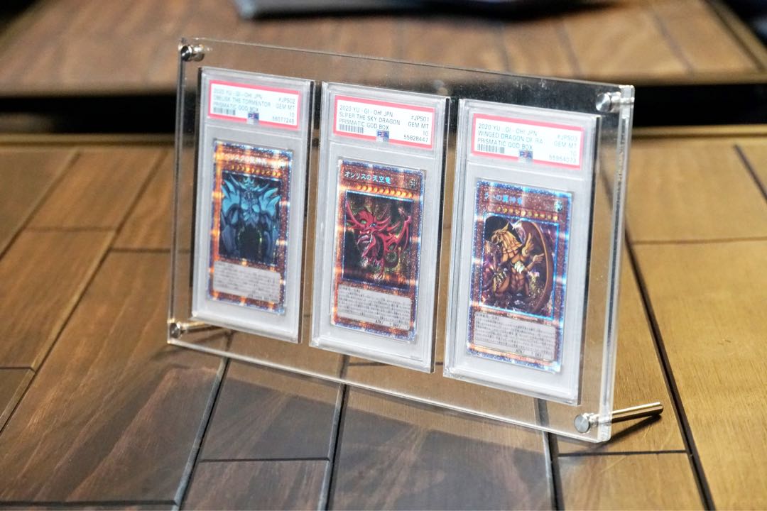 Three sets of acrylic frames for PSA appraisal case [UV cut 97%].