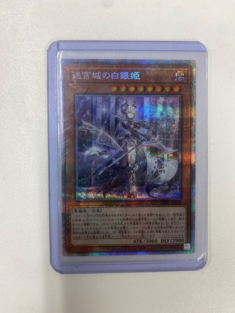 The White Silver Princess of the Labyrinth Castle Dark Wing Blast