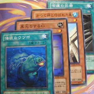 強欲なウツボ他ノーマルレア３枚セット