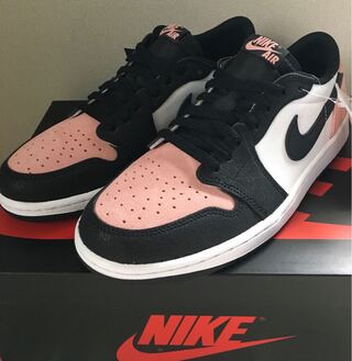 ナイキ エアジョーダン1 ロー OG "ブリーチド コーラル" 26.5cm