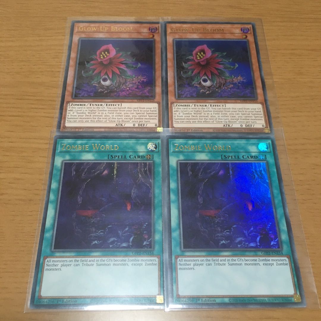 Glow-Up Bloom Zombie World Undated Deck Parts Set of 3