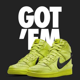 AMBUSH × NIKE DUNK HIGH FLASH LIME 26㎝ 26cm