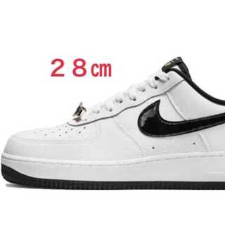 ナイキ エアフォース1 '07 LV8 "ワールドチャンプ/ホワイト アンド ブラック" DR9866-100 28cm