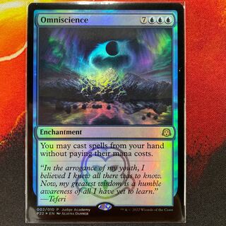 Omniscience English foil Judge's Reward Up to 2 copies