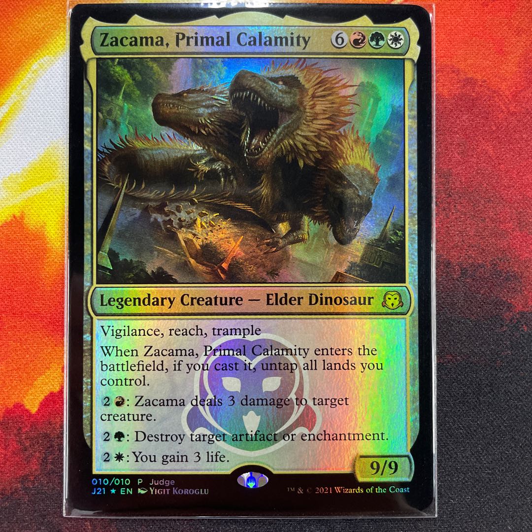 Zacama, Primal Calamity English foil Judge's Reward